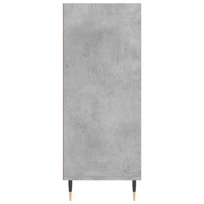Highboard Betongrau 57x35x90 cm Holzwerkstoff