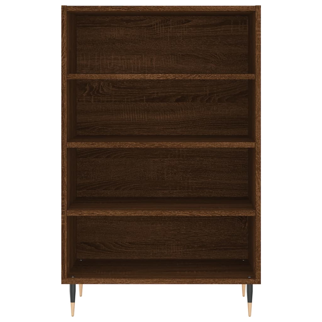 Highboard Braun Eichen-Optik 57x35x90 cm Holzwerkstoff