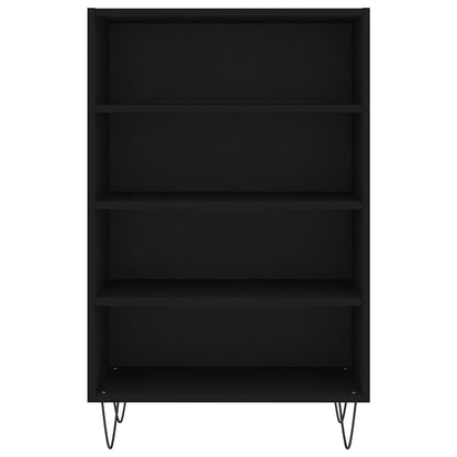 Highboard Schwarz 57x35x90 cm Holzwerkstoff