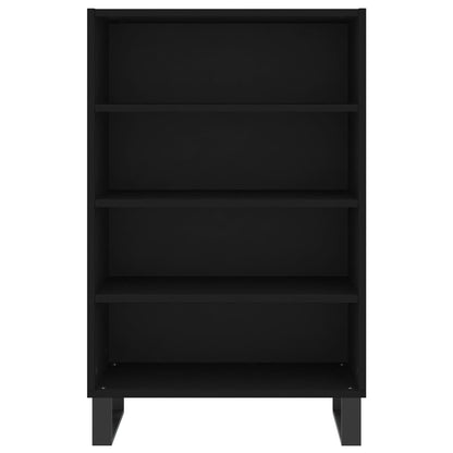 Highboard Schwarz 57x35x90 cm Holzwerkstoff