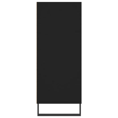 Highboard Schwarz 57x35x90 cm Holzwerkstoff