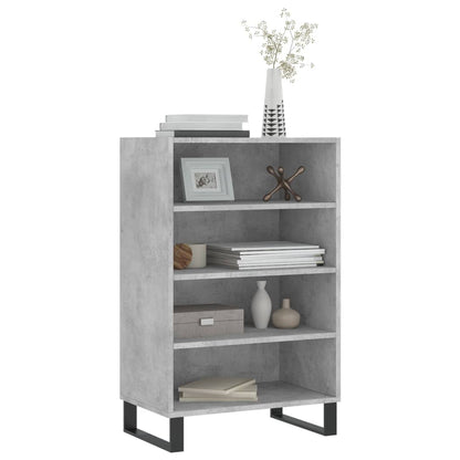 Highboard Betongrau 57x35x90 cm Holzwerkstoff