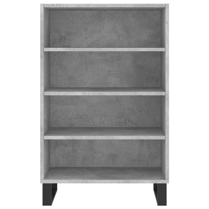 Highboard Betongrau 57x35x90 cm Holzwerkstoff