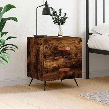 Nachttisch Räuchereiche 40x35x47,5 cm Holzwerkstoff