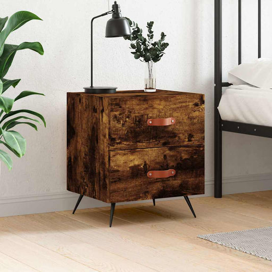 Nachttisch Räuchereiche 40x35x47,5 cm Holzwerkstoff