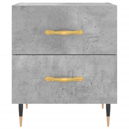 Nachttisch Betongrau 40x35x47,5 cm Holzwerkstoff