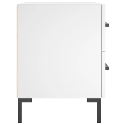 Nachttisch Weiß 40x35x47,5 cm Holzwerkstoff