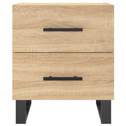 Nachttische 2 Stk. Sonoma-Eiche 40x35x47,5 cm Holzwerkstoff