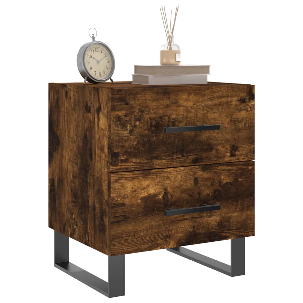 Nachttisch Räuchereiche 40x35x47,5 cm Holzwerkstoff