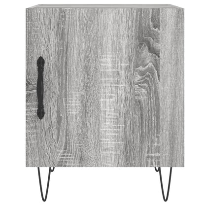 Nachttisch Grau Sonoma 40x40x50 cm Holzwerkstoff