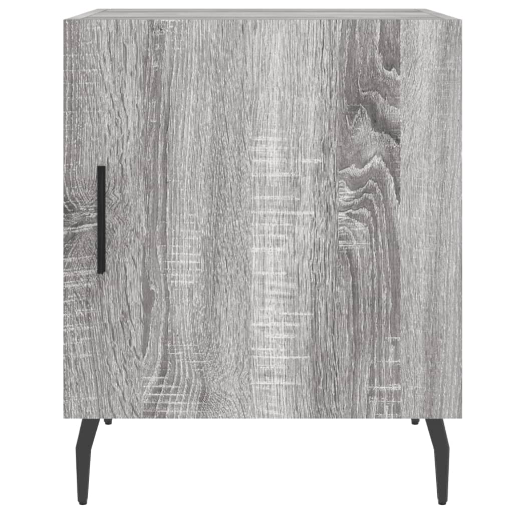 Nachttisch Grau Sonoma 40x40x50 cm Holzwerkstoff