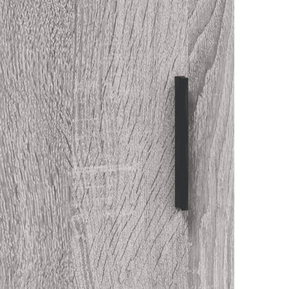 Nachttische 2 Stk. Grau Sonoma 40x40x50 cm Holzwerkstoff