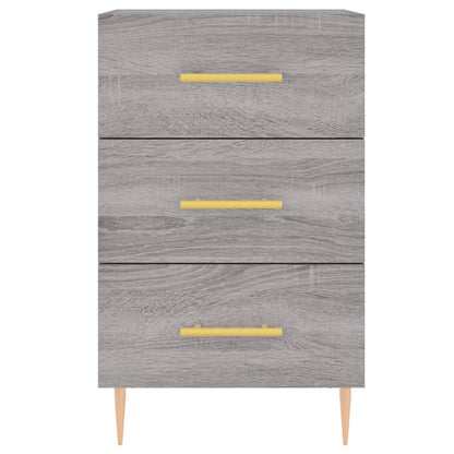Nachttisch Grau Sonoma 40x40x66 cm Holzwerkstoff