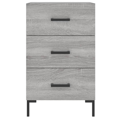 Nachttisch Grau Sonoma 40x40x66 cm Holzwerkstoff