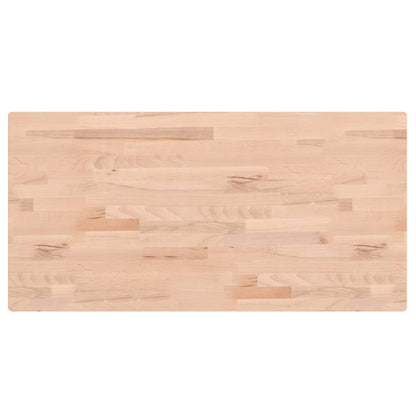 Tischplatte 80x40x1,5 cm Rechteckig Massivholz Buche