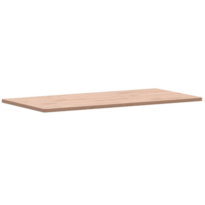 Tischplatte 100x50x1,5 cm Rechteckig Massivholz Buche