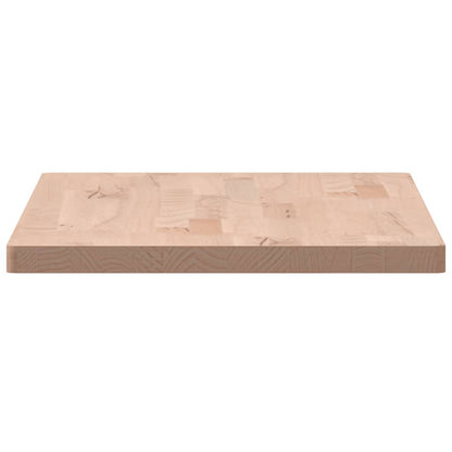 Tischplatte 80x40x2,5 cm Rechteckig Massivholz Buche