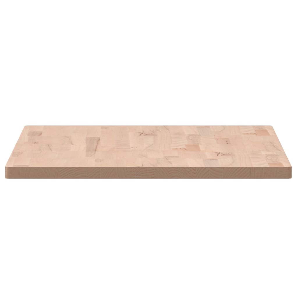 Tischplatte 100x60x2,5 cm Rechteckig Massivholz Buche