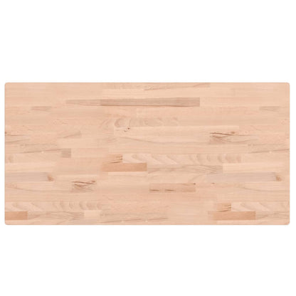 Tischplatte 100x50x4 cm Rechteckig Massivholz Buche
