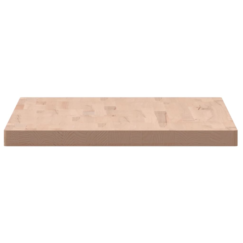 Tischplatte 100x60x4 cm Rechteckig Massivholz Buche