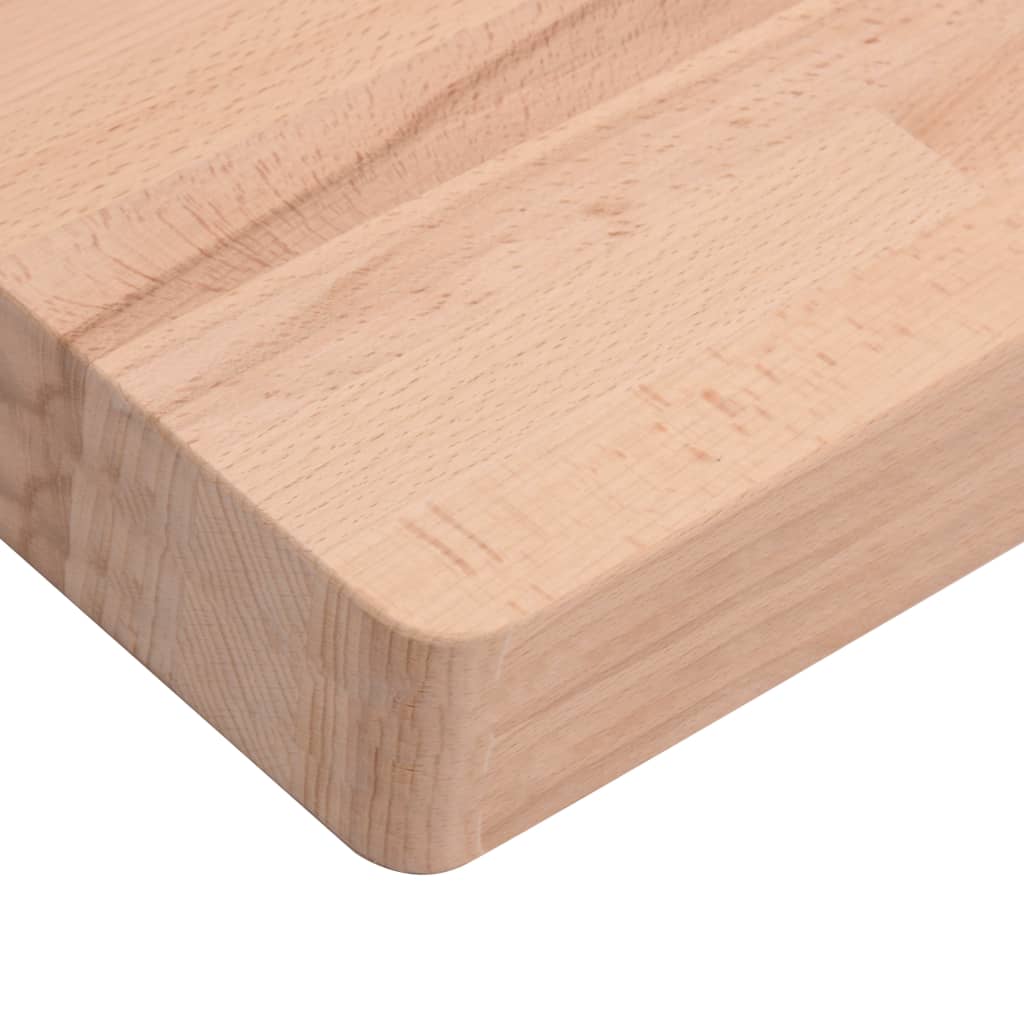 Tischplatte 100x60x4 cm Rechteckig Massivholz Buche