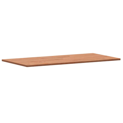Tischplatte 80x40x1,5 cm Rechteckig Massivholz Buche