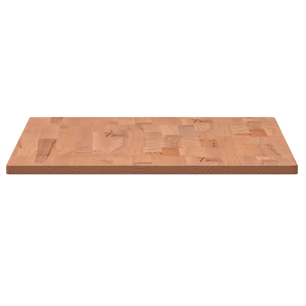 Tischplatte 80x40x1,5 cm Rechteckig Massivholz Buche