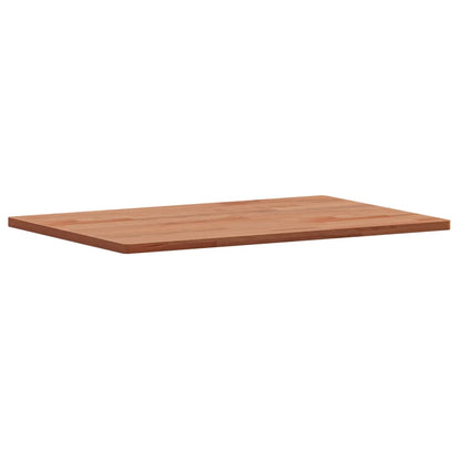 Tischplatte 60x40x1,5 cm Rechteckig Massivholz Buche