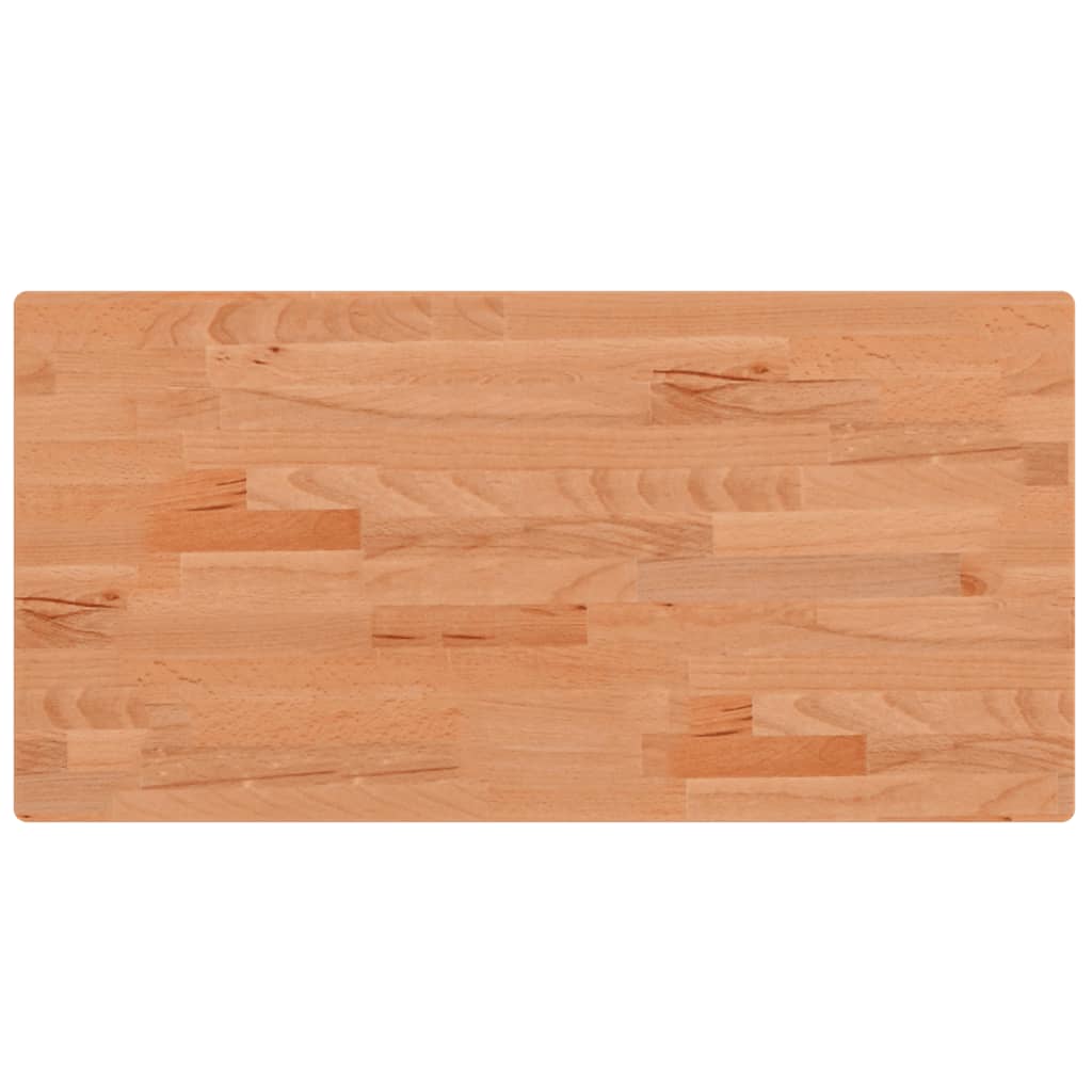 Tischplatte 80x40x2,5 cm Rechteckig Massivholz Buche