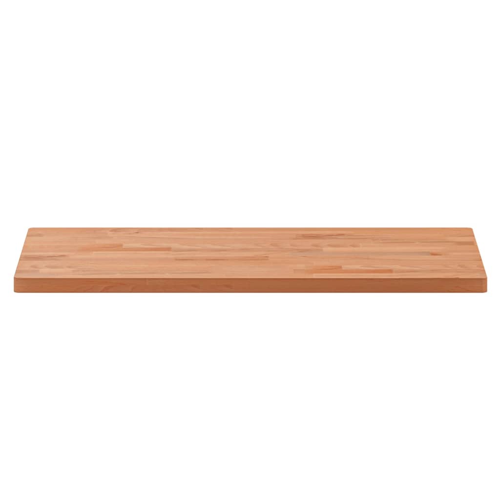 Tischplatte 80x40x2,5 cm Rechteckig Massivholz Buche