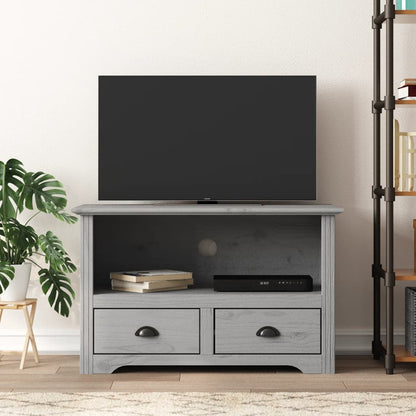 TV-Schrank mit 2 Schubladen BODO 91,5x44,5x56 cm Kiefernholz