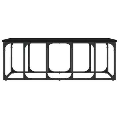 Couchtisch Schwarz 100x50x35,5 cm Holzwerkstoff