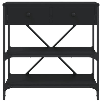 Konsolentisch Schwarz 75x34,5x75 cm Holzwerkstoff