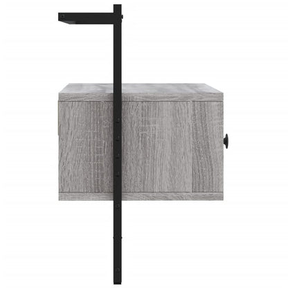 TV overskab grå Sonoma 60,5x30x51 cm træmateriale