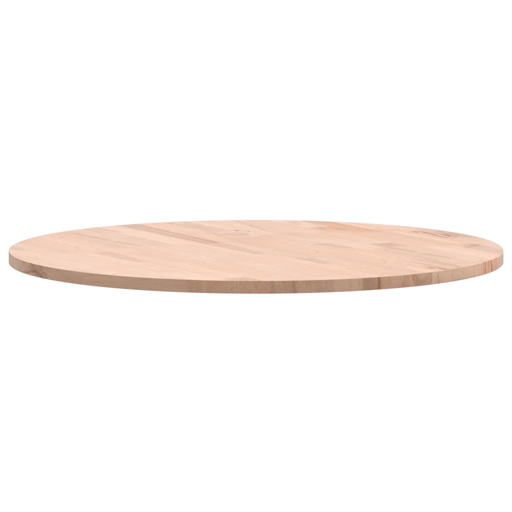 Tischplatte Ø60x1,5 cm Rund Massivholz Buche