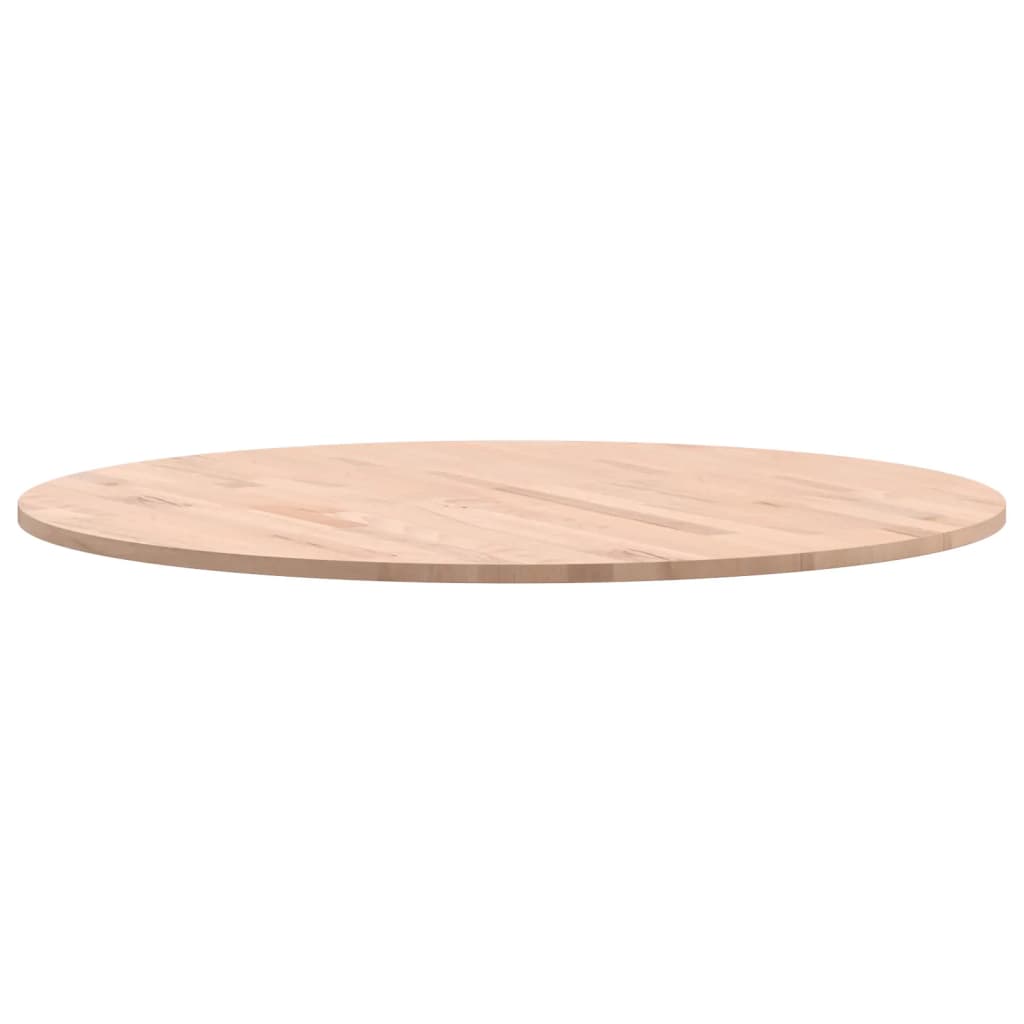 Tischplatte Ø80x1,5 cm Rund Massivholz Buche