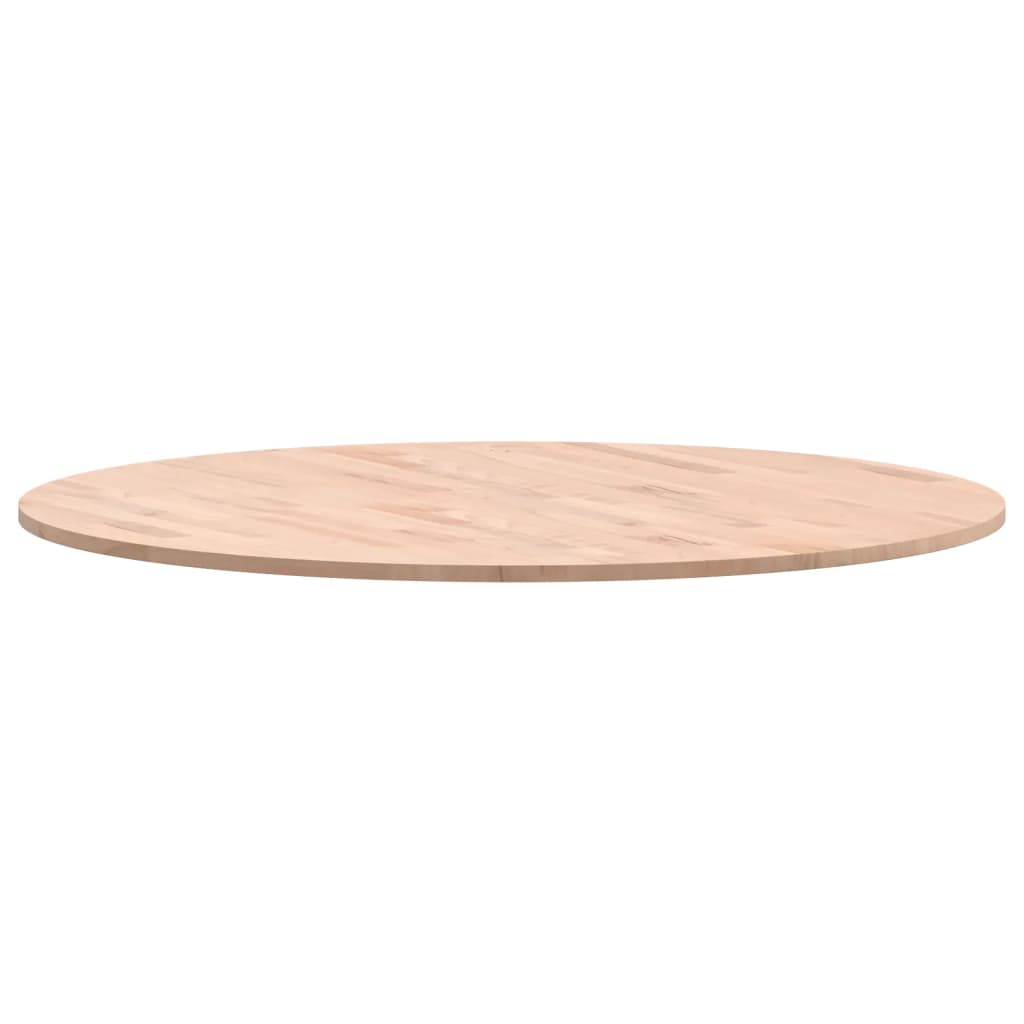 Tischplatte Ø90x1,5 cm Rund Massivholz Buche