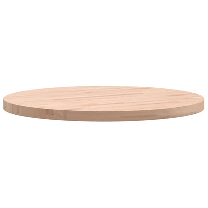 Tischplatte Ø50x2,5 cm Rund Massivholz Buche