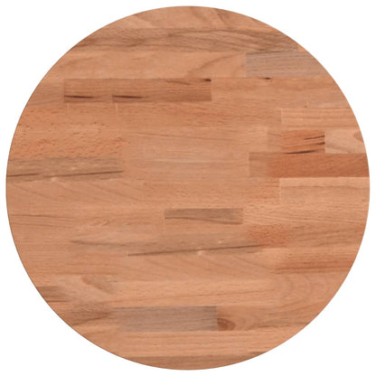 Tischplatte Ø30x1,5 cm Rund Massivholz Buche