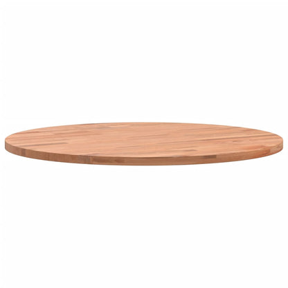 Tischplatte Ø50x1,5 cm Rund Massivholz Buche