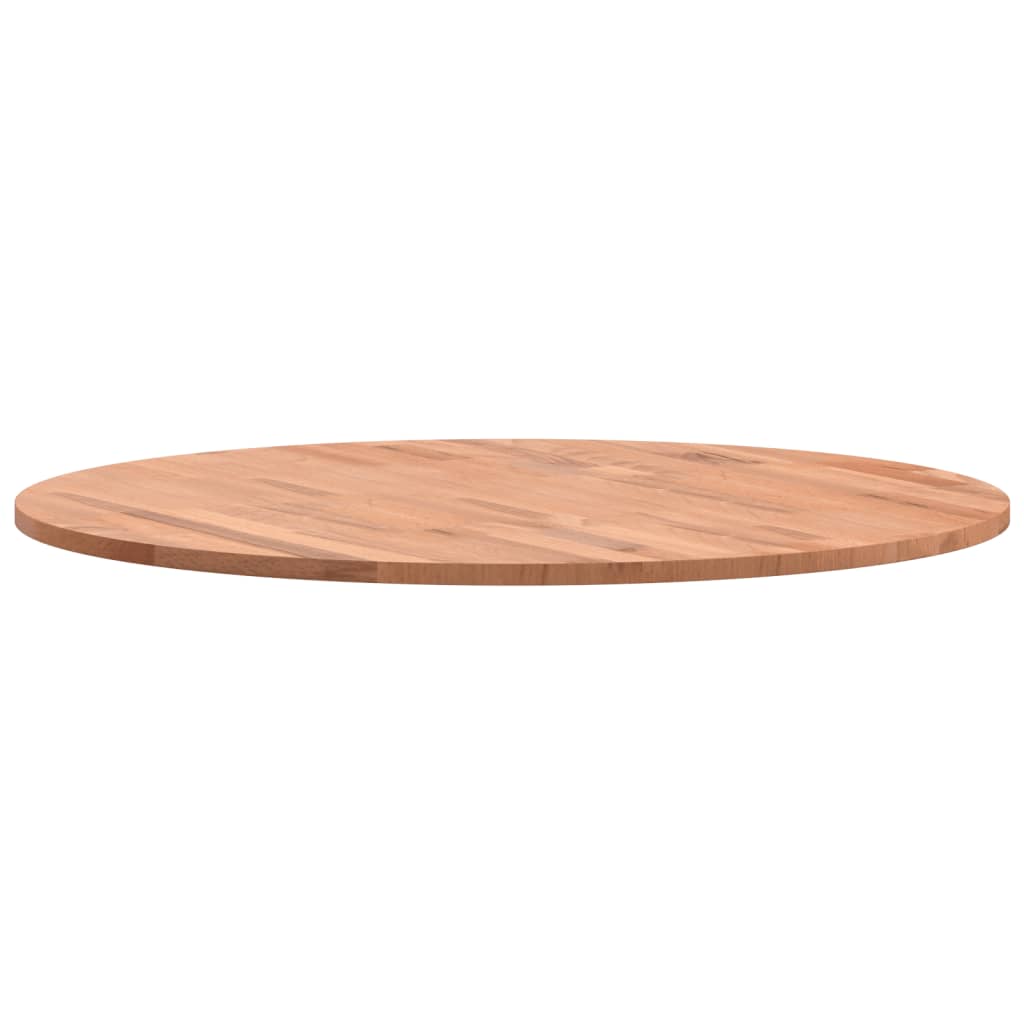 Tischplatte Ø70x1,5 cm Rund Massivholz Buche
