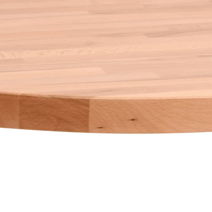Tischplatte Ø30x2,5 cm Rund Massivholz Buche