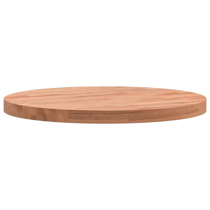 Tischplatte Ø40x2,5 cm Rund Massivholz Buche