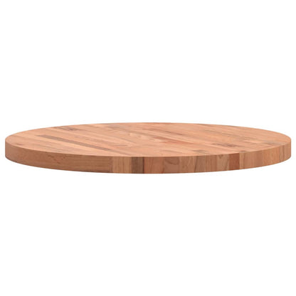 Tischplatte Ø70x4 cm Rund Massivholz Buche