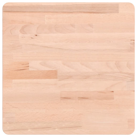 Tischplatte 40x40x1,5 cm Quadratisch Massivholz Buche