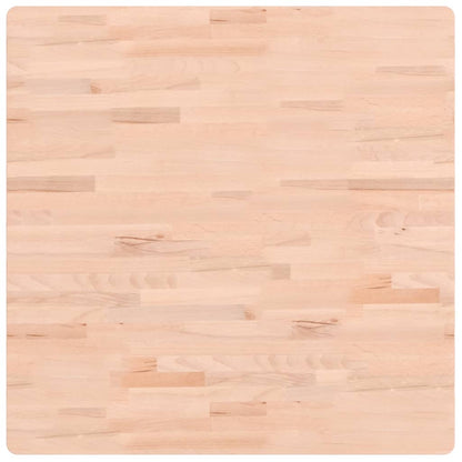Tischplatte 80x80x1,5 cm Quadratisch Massivholz Buche