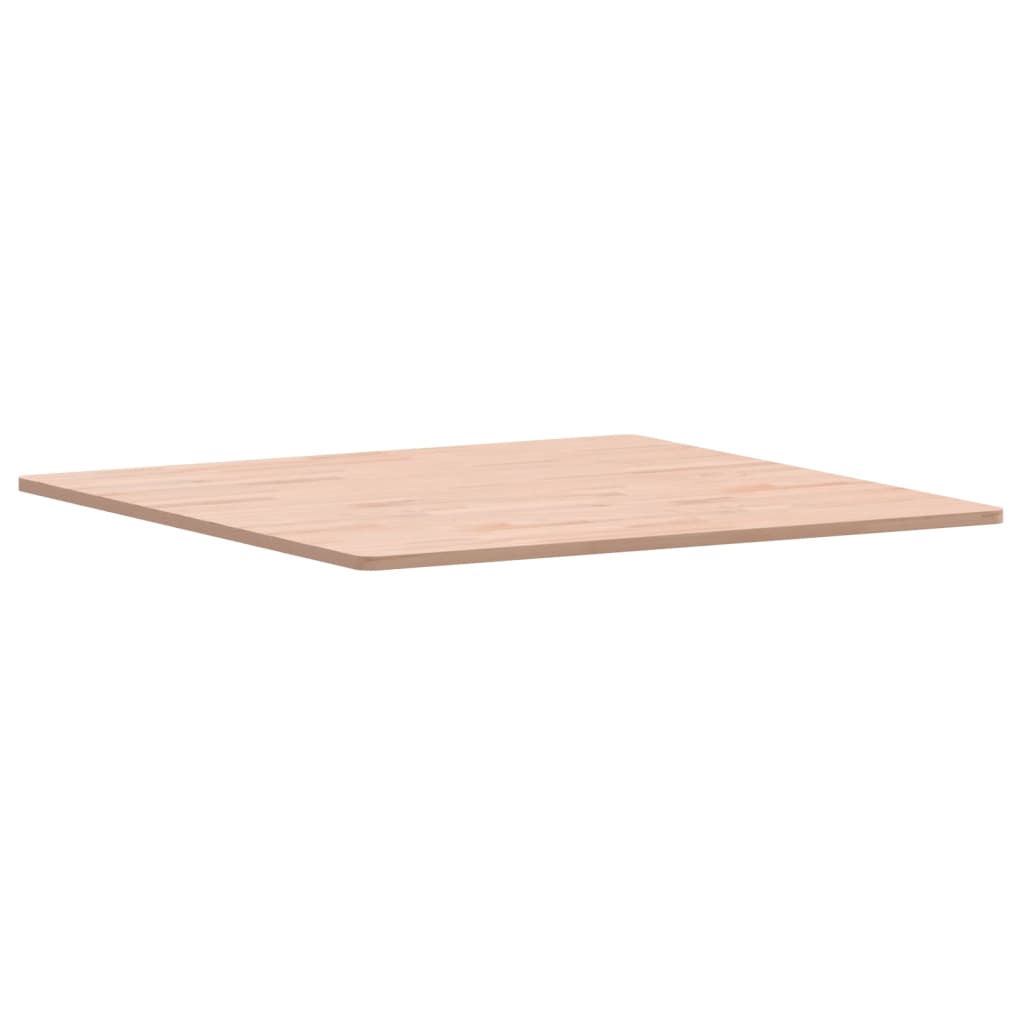 Tischplatte 80x80x1,5 cm Quadratisch Massivholz Buche