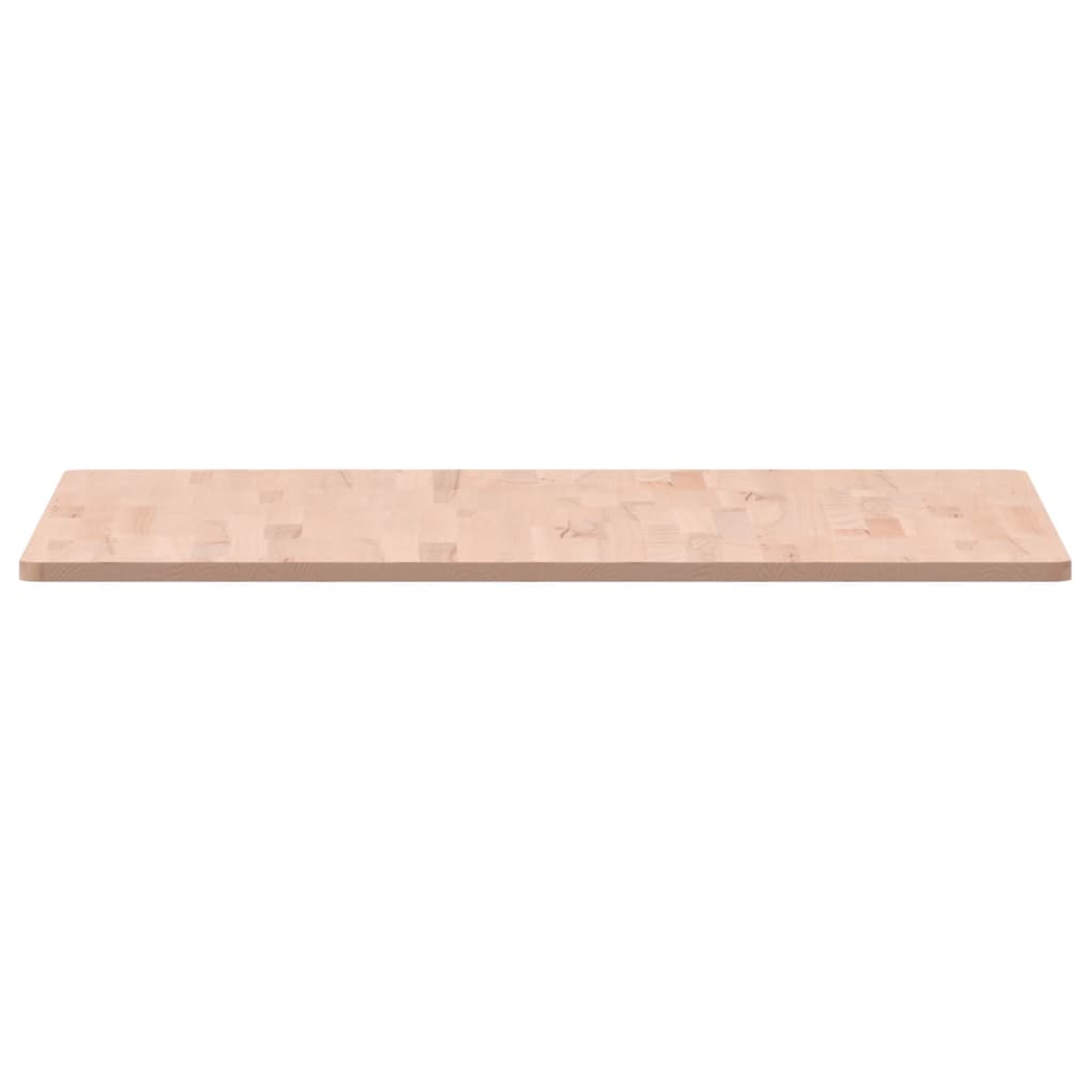 Tischplatte 80x80x1,5 cm Quadratisch Massivholz Buche