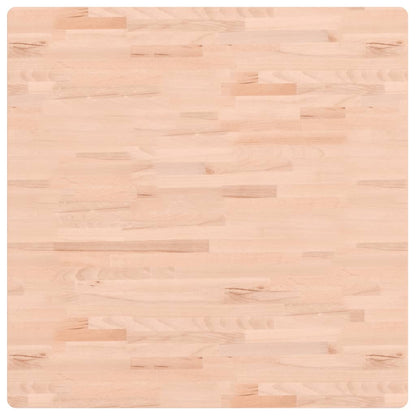 Tischplatte 90x90x1,5 cm Quadratisch Massivholz Buche