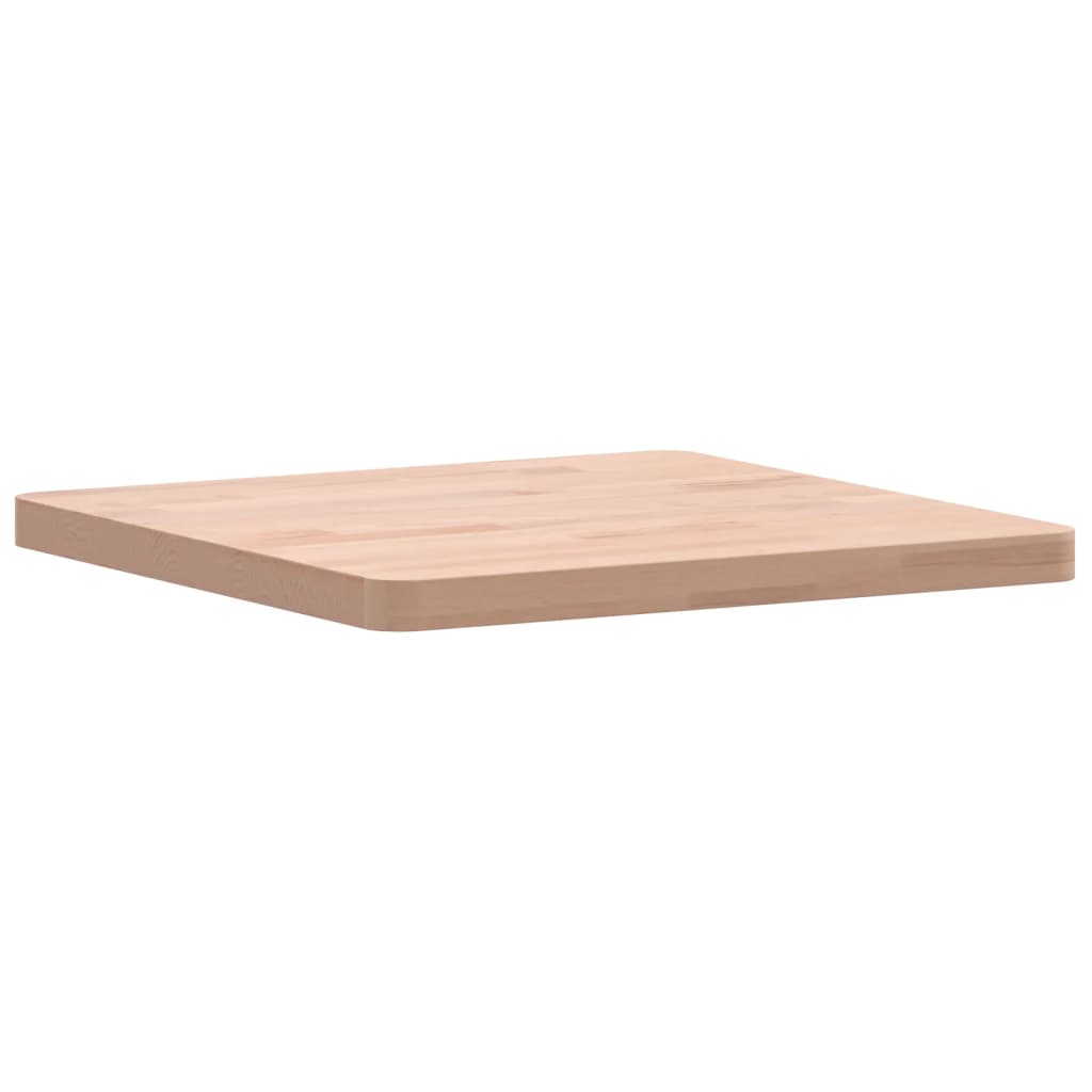 Tischplatte 40x40x2,5 cm Quadratisch Massivholz Buche